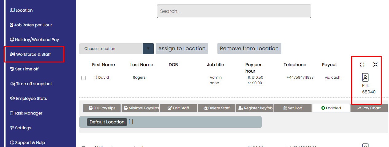 Where to Find Staff Pin Password – Employee Attendance Tracking